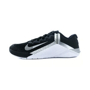 NIKE Wmns Metcon 6 'Black Metallic Silver' AT3160-010, US W 5, New in box